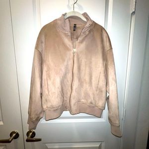 TRF Zara suede bomber jacket size medium